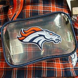 Denver Broncos Stadium Clear Crossbody Bag Official NFL plus BONUS GIFT!